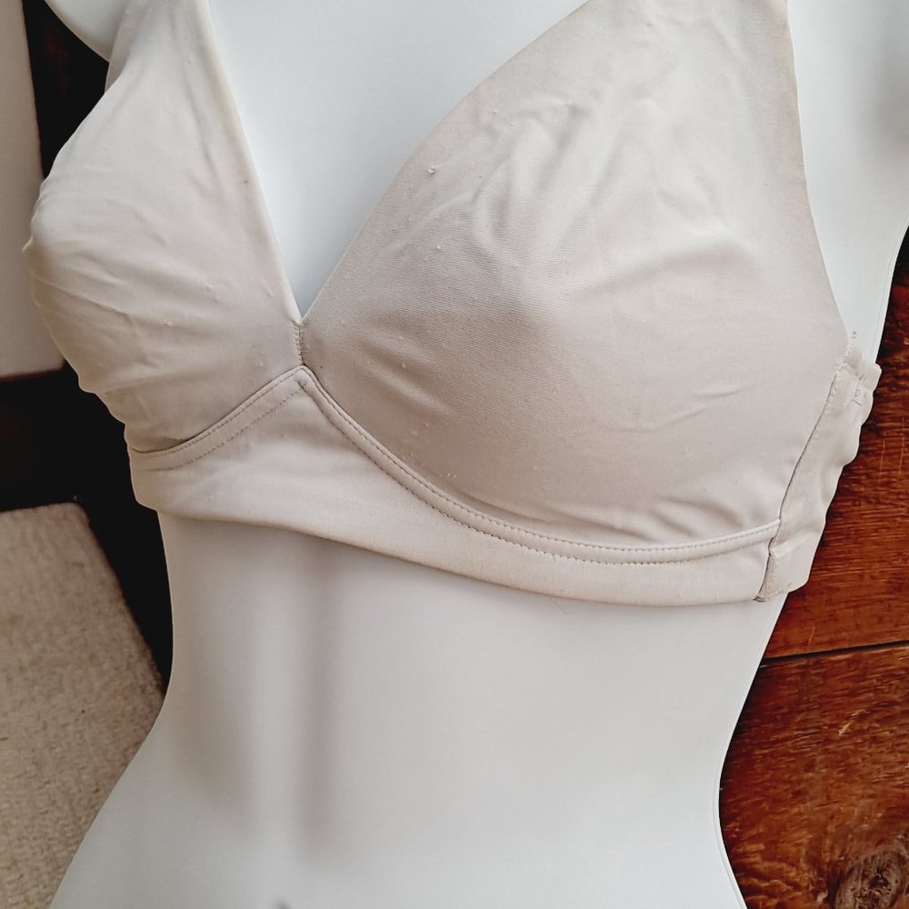 White Lilyette Basic Bra Vintage Full Coverage Li… - image 5